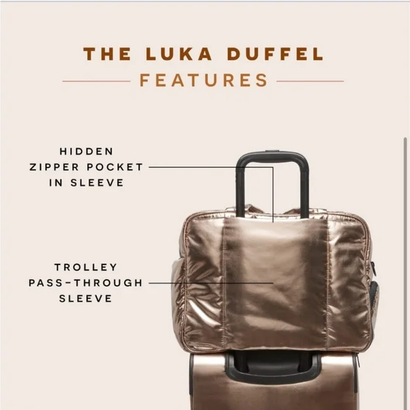 Calpak Gold Travel Bag - Picture 3 of 12